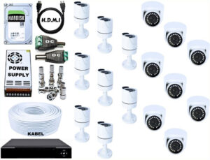 AHD Paket 16 Kamera 5MP Full HD 1080p