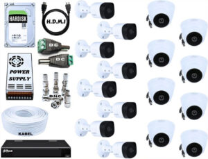 DAHUA Paket 16 Kamera 2MP Full HD 1080p