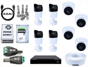 PAKET CCTV 8 KAMERA KOMPLIT - 5MP IR SONY EXMOR 1080P