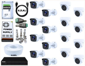 PAKET CCTV 16 KAMERA HILOOK AUDIO KOMPLIT - 2MP TURBO HD 1080P